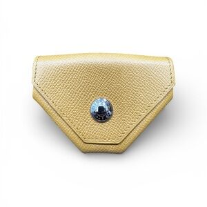 Hermès Le Quatre Epsom Coin Purse – Golden Amber Yellow